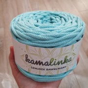 KamaLINKA nr 229A aqua sznurek bawełniany bez rdzenia 5mm 100m