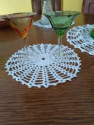 Kieliszki ozdobne  dwie sztuki