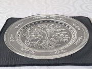 Talerz dekoracyjny szklany Szwecja ORREFORS