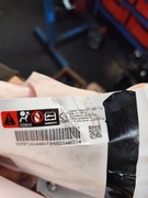 Kurtyna  lewa Nissan Qashqai 2023 po wystrzale 