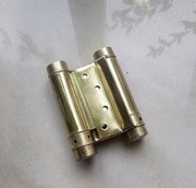 Zawias wahadłowy sprężynowy do drzwi 75mm złoty OCYNK