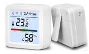 Termometr Czujnik Temperatury Wilgotności i Zegar TUYA SMART LIFE WIFI LCD