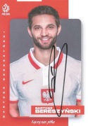 Bartosz BERESZYŃSKI autograf! Oficjalna karta PZPN POLSKA 