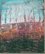 Oryginalny autorski obraz akrylowy "Already lost" z certyfikatem i sygnat.