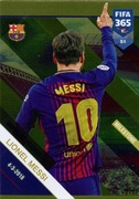 PANINI FIFA 365 2019 LIONEL MESSI MILESTONE FC BARCELONA 51