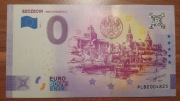 Banknot 0 euro z serii Szczecin Wały Chrobrego Unc