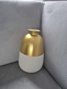 Nowy wazon bialo złoty home&you 