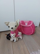 Mechaniczny piesek ze szczeniakami