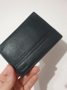 Portfel wizytownik etui czarna skóra Audi