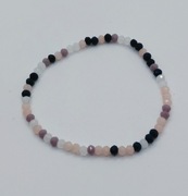 Bransoletka z matowych kamieni