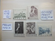 5szt. znaczki pełna seria Fi 958 Polska 1959r. PRL MALARSTWO czyste **
