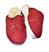 Pantofle damskie wygodne eleganckie ciepłe podeszwa PU rozm.37