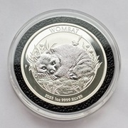 Srebrna moneta Australijski WOMBAT 2023 1 uncja srebra SREBRO 1 oz
