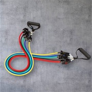 Zestaw gum treningowych Sapphire SG-014 – 5 poziomów oporu + akcesoria