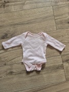 George pudrowe różowe dziewczęce długie body 50