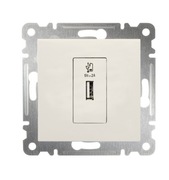 KAREA KAREA GNIAZDO USB 5V-2A POJEDYŃCZE PERŁA 57100465 MAKEL