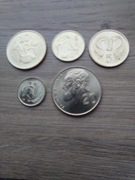 Cypr zestaw 1998 stan I; typ 2 herbu; 5 monet