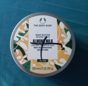 The Body Shop Almond Milk wegańskie masło do ciała  200ml do 96h nawilżania