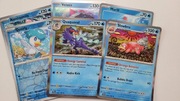 Karty Pokemon Typ woda holo PAL SVI