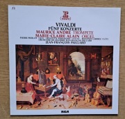 Vivaldi - Jean-François Paillard – Fünf Konzerte - LP NM
