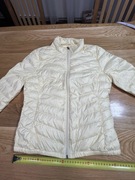 Używana kurtka Słomkowo żółta stradivarius M