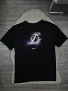 Koszulka nike Lakers Rozmiar M Czarna nike Swoosh Lakers nba the nike tee