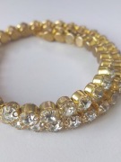 Bransoletka koloru złotego 