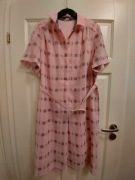 Oryginalna sukienka vintage polo kratka lata 70-80