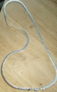 Łańcuszek , naszyjnik srebrny pr.gr.925