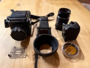 Mamiya 645 super + 2 obiektywy + dodatki OKAZJA!