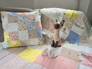 Kocyk z twoich ubranek dziecięcych patchwork - wyjątkowa pamiątka(90x140cm)