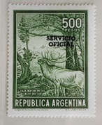 Argentyna 1967  Mi 124 PORTO  jeleń  pozycja idealna