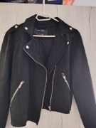 Wiosenna zamszowa ramoneska 