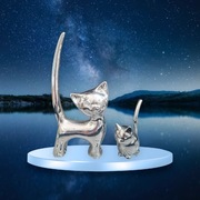 Umbra stojak na pierścionki + Home&You duży kot komplet 2 sztuki glamour