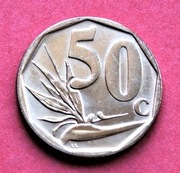 50 Centów    2008  r  -  Republika Południowej Afryki     Stan !!! 