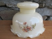 KREMOWY Klosz z falbanką _lampa naftowa