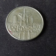 Moneta Solidarność 10 000-1990r.