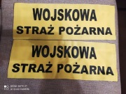 Napis naszywka duża na plecy straż z rzepem