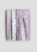 Legginsy 3 pak Dziewczęce serca 