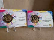 Zestaw 2 euro Belgia 2024: Walka z rakiem 2CC - fran i hol wysyłka gratis