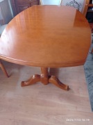 Duży stół, witryna, szafka RTV z Bydgoskie Fabryki Mebli + gratis krzesła