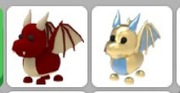 Dragon i Golden Dragon Adopt me + gratis