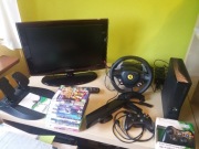 Konsola XBOX 360+KINECT+TV+inne - duuuży zestaw !