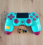 Pad PS4 dualshock, analogi TMR favor union, blue Berry 