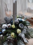 Elegancki naturalny stroik świąteczny na zamówienie 