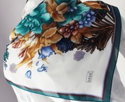 Cudna Chusta kolorowa Vintage*Kwiat Ornam**unikat