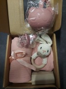 Zestaw upominkowy dla dziewczynki 7w1 , noworodek, prezent narodziny