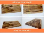 Deska kuchenna do krojenia serwowania orzech włoski #2 SZEPT