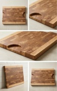 Deski do krojenia sztorcowe dębowe