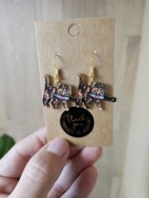 Kolczyki na halloween kolczyki z nożami kotem 